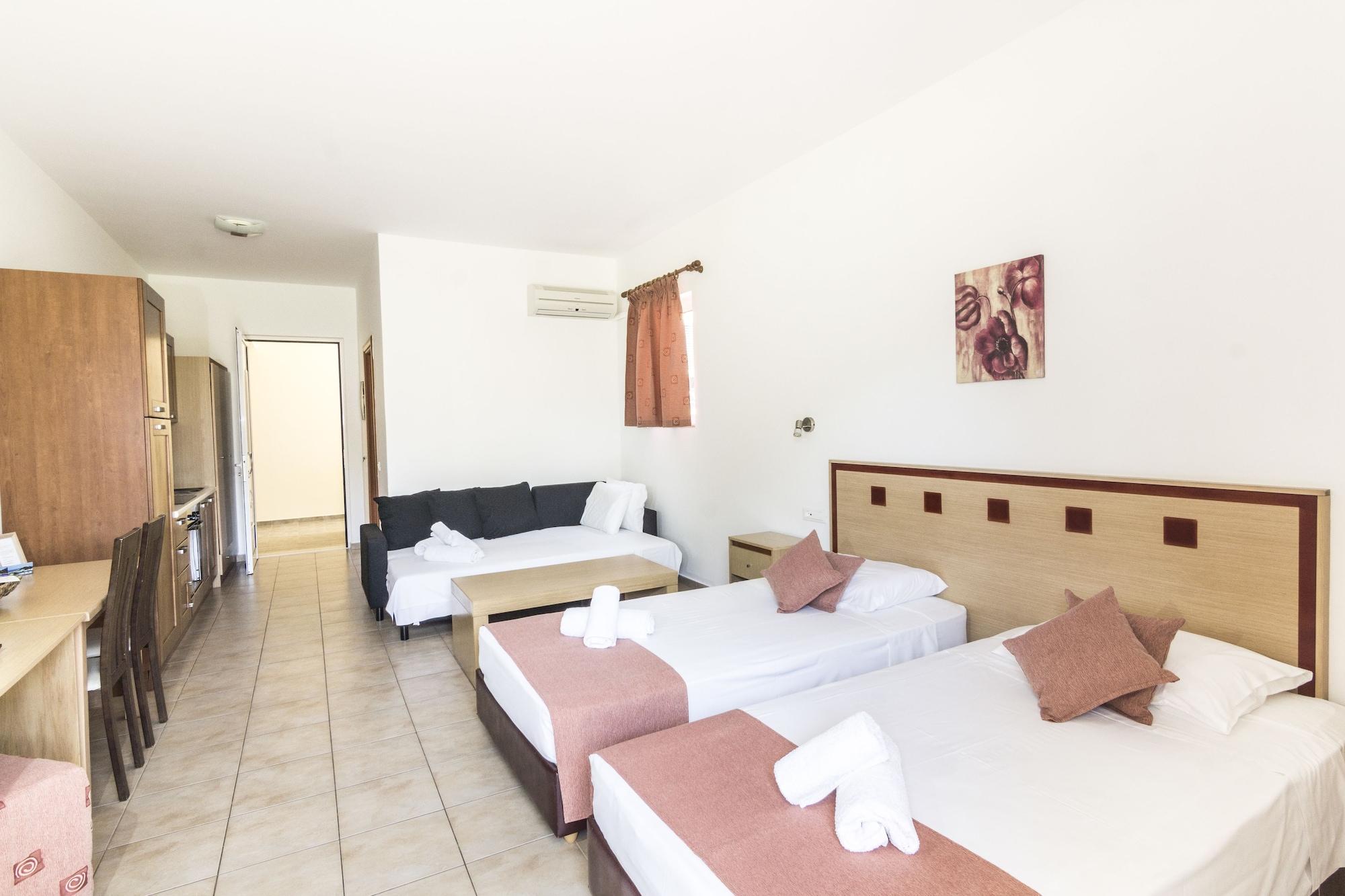 Lindos Blue Sky Aparthotel Exterior foto