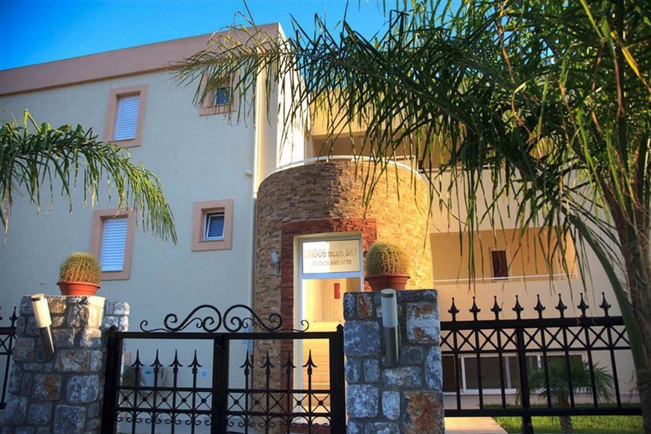 Lindos Blue Sky Aparthotel Exterior foto